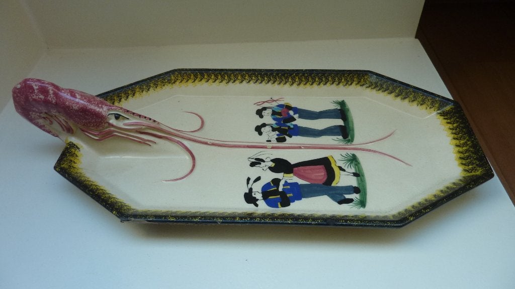 Oude franse hapjes schaal, Ophalen of Verzenden