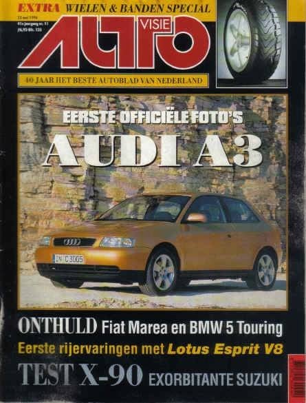 Autovisie 11 1996 : Suzuki X90 - Volvo 850R - Lotus Esprit, Ophalen of Verzenden, Gelezen, Algemeen