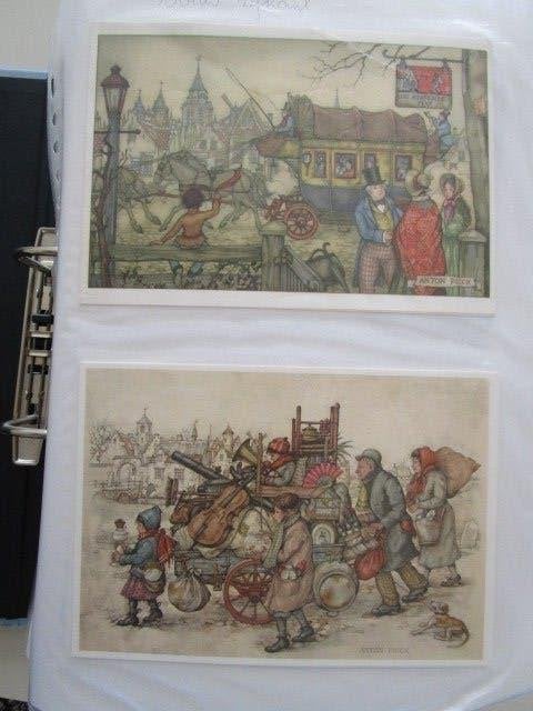 Anton Pieck kaarten map 3, Ophalen of Verzenden, Gebruikt, Overige typen