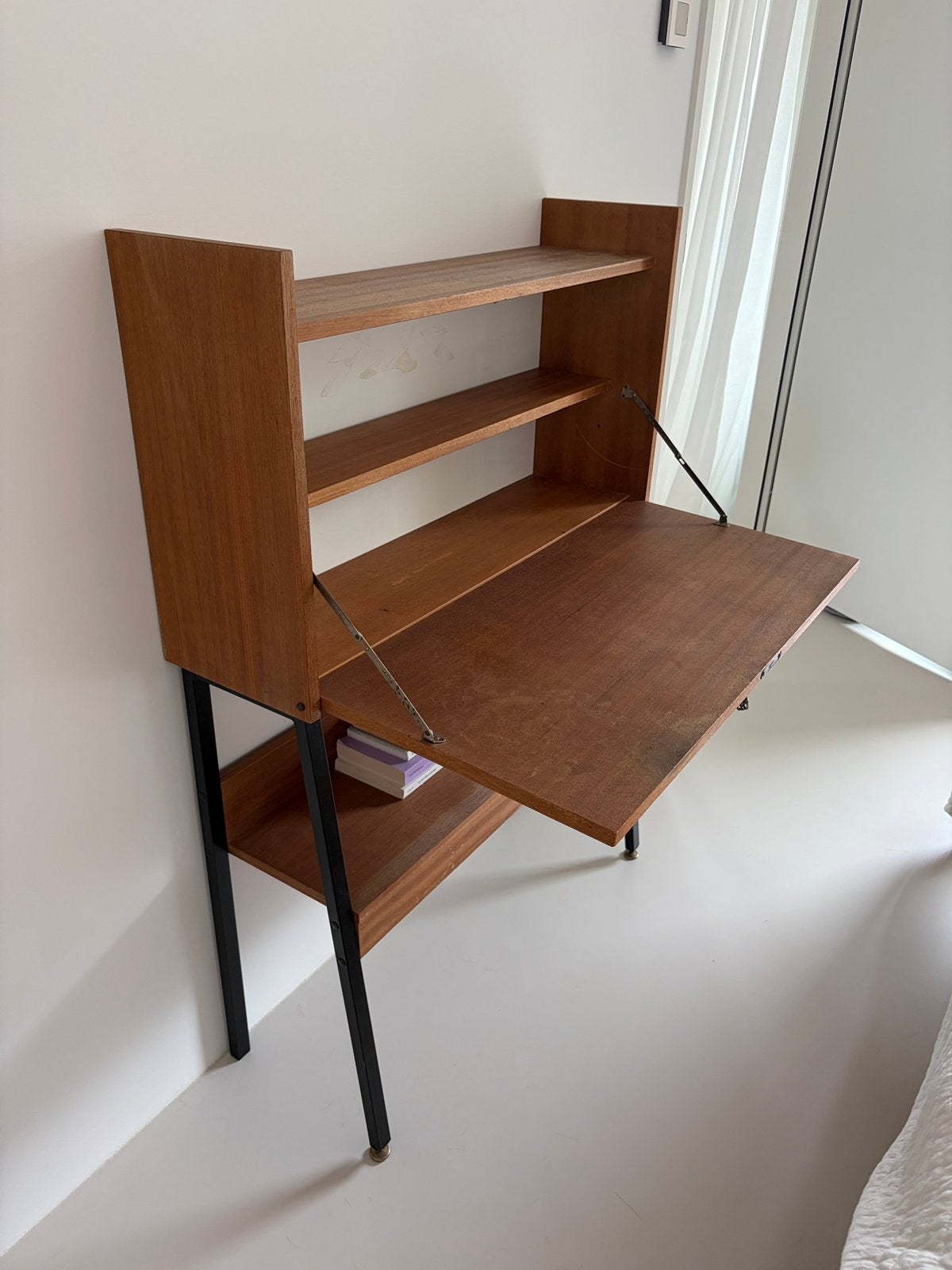Bureau kastje vintage, Huis en Inrichting, Ophalen, Gebruikt, Hout, Vintage