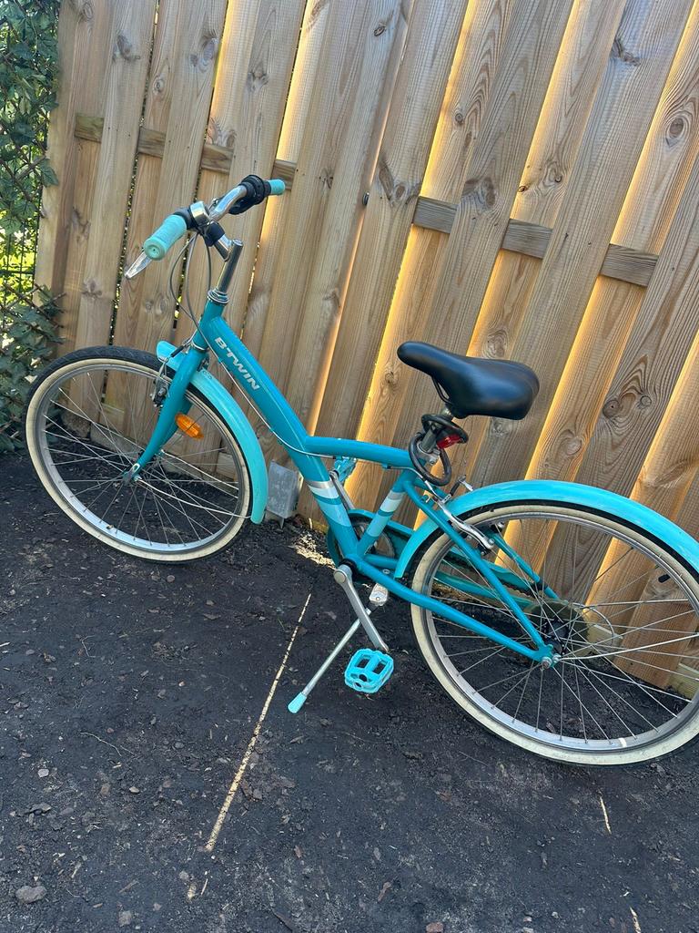 B'Twin meisjesfiets, Ophalen of Verzenden, Gebruikt, 24 inch, Handrem