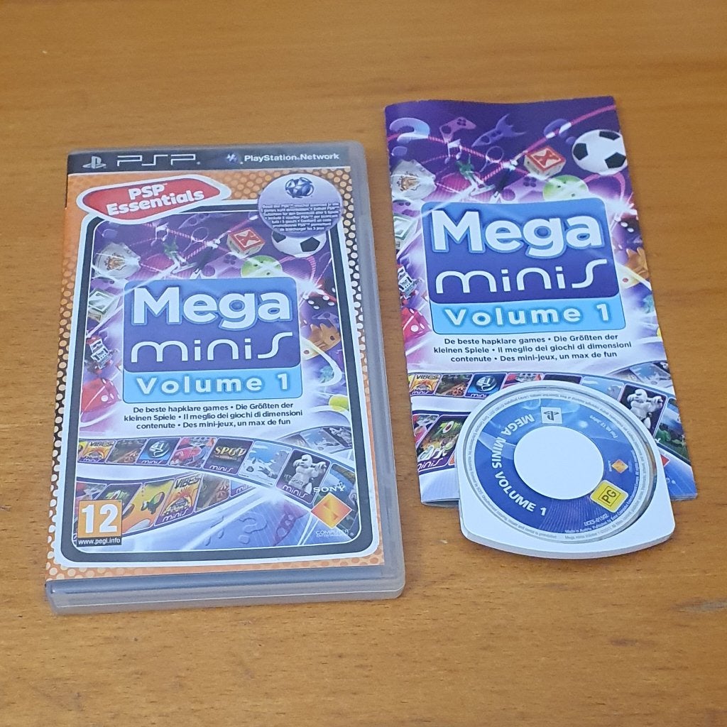 PSP | Mega Minis Volume 1, Spelcomputers en Games, Games | Sony PlayStation Portable, 1 speler, Ophalen of Verzenden, Gebruikt