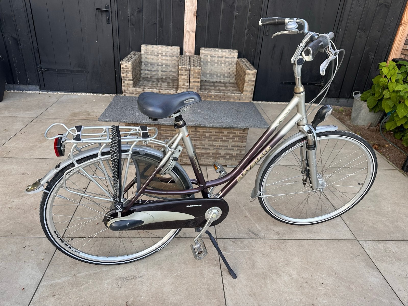 Batavus Staccato Damesfiets, Fietsen en Brommers, Ophalen, Versnellingen, Batavus, Schijfrem