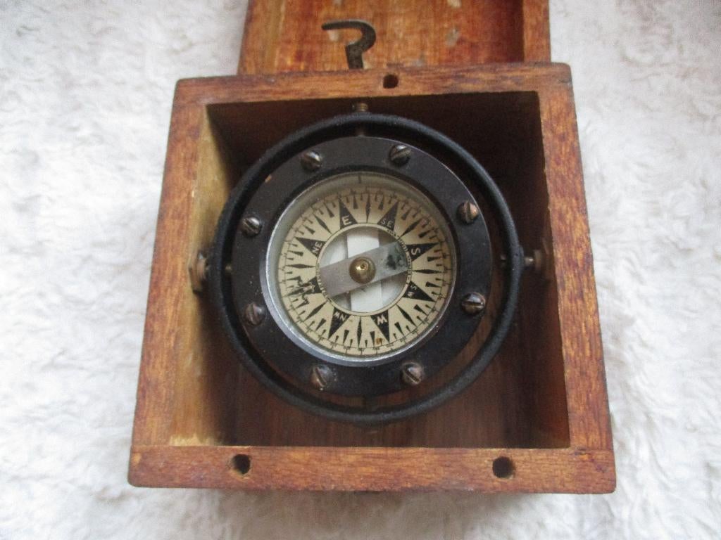antieke  scheepskompas Dirigo USA, Ophalen of Verzenden