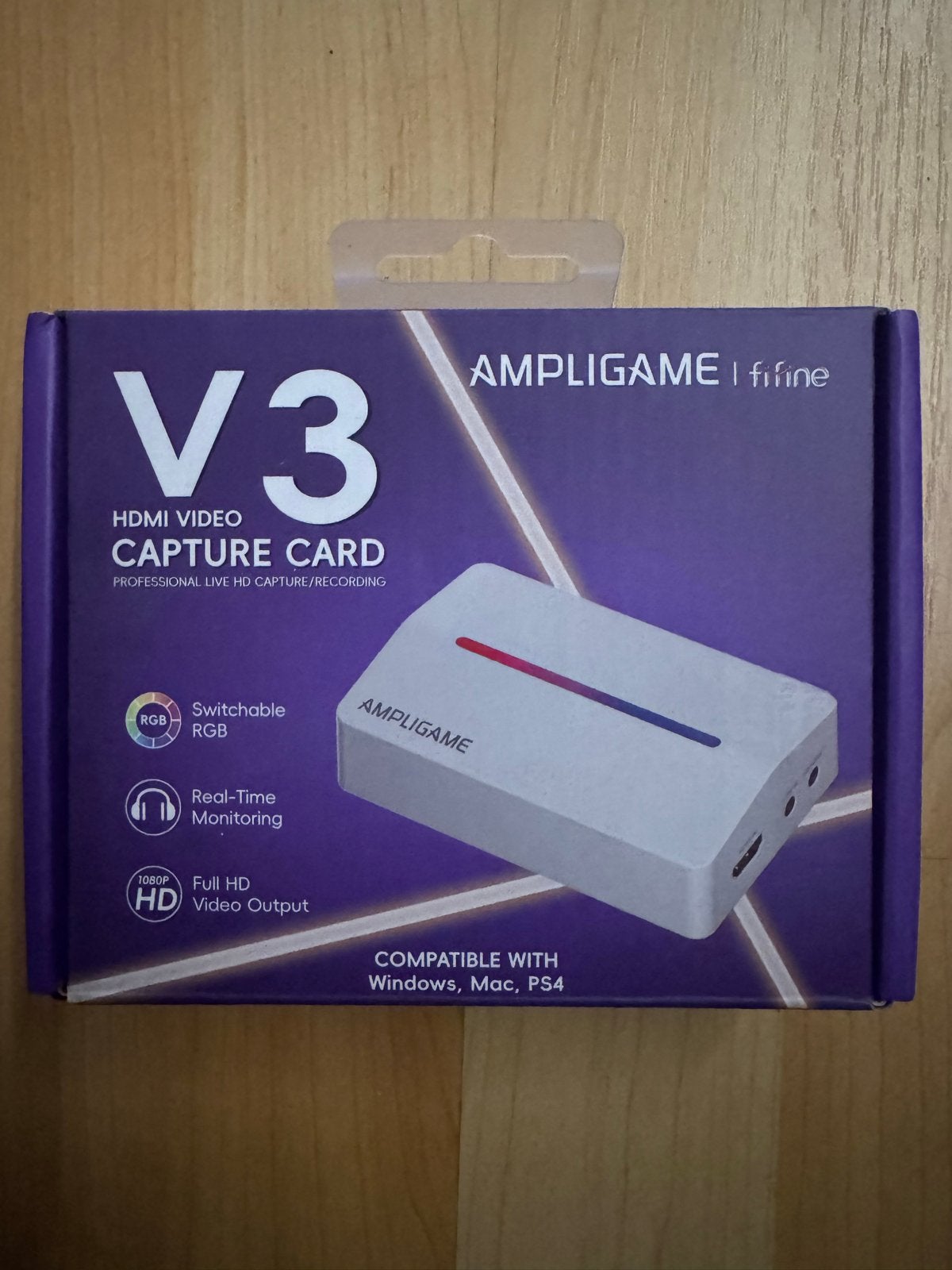 AMPLIGAME V3 HDMI Video Capture Card - Full HD 1080p, Computers en Software, Capture cards, Ophalen, Zo goed als nieuw