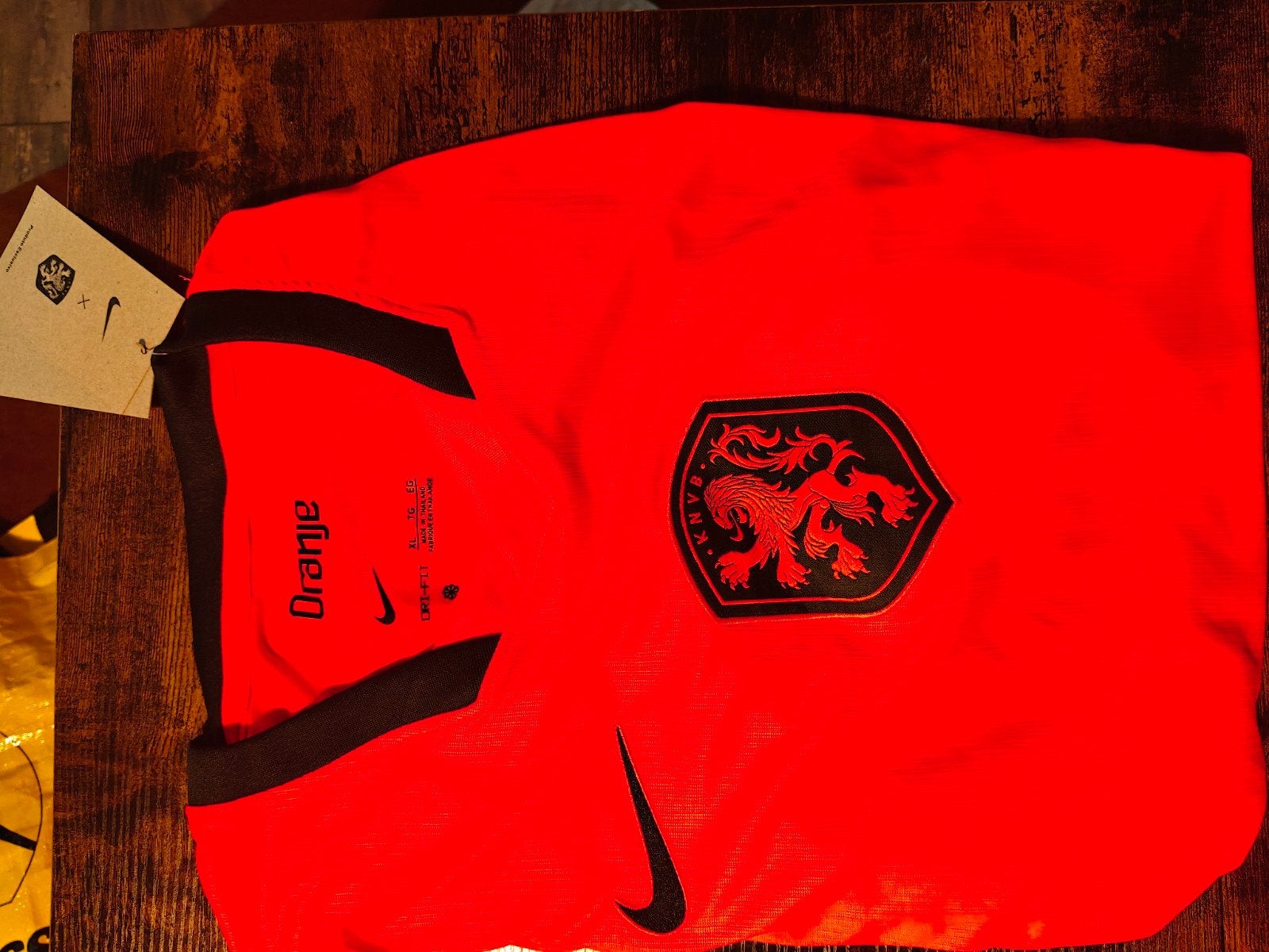 Oranje Nike voetbalshirt en Adidas curacao shirt XL, Oranje, Ophalen of Verzenden, Maat 56/58 (XL), Nieuw