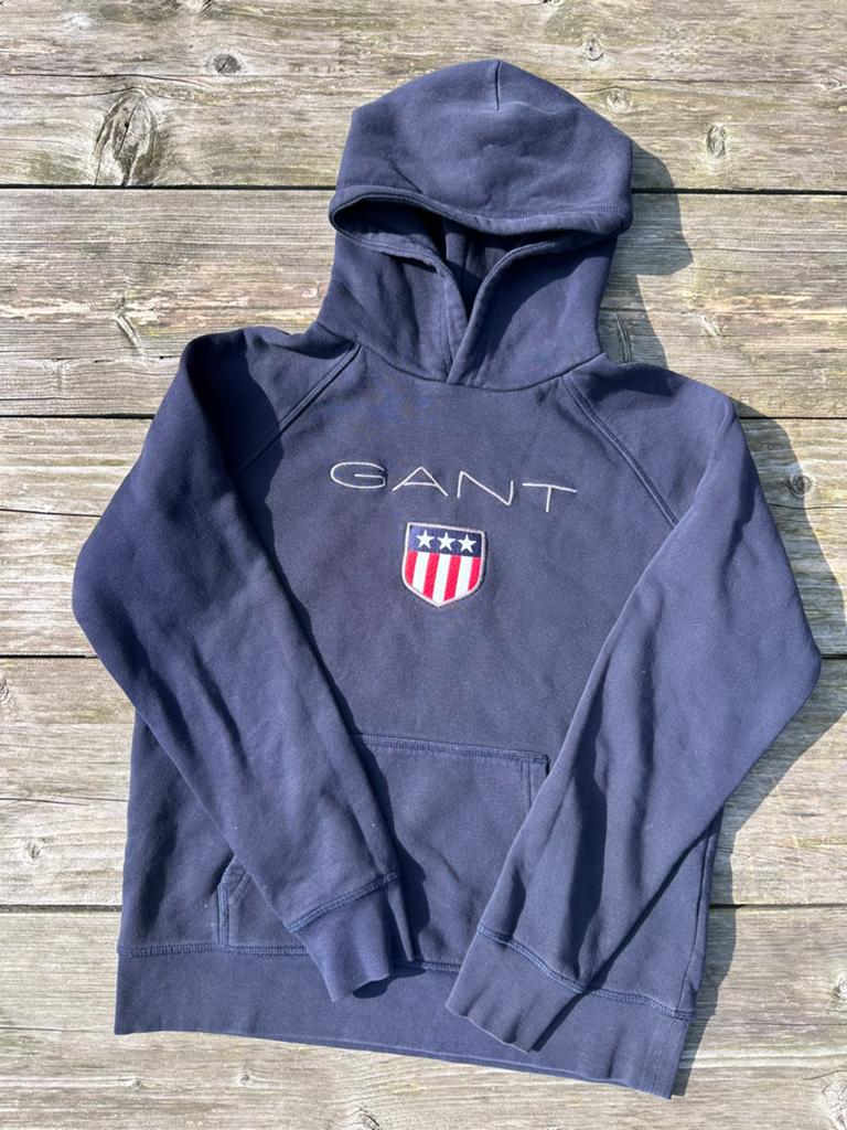 Gant Hoodie Blauw Maat 176, Ophalen of Verzenden, Zo goed als nieuw, Jongen, Trui of Vest