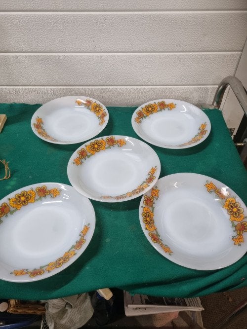 diner borden vintage schott mainz jena glas, Huis en Inrichting, Ophalen of Verzenden, 'T Olde Gre-j, Info@toldegrej.nl, Endepoelstraat 20f Didam