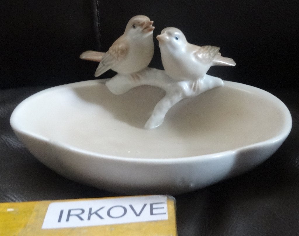 LIEF BAKJE MET VOGELS * Keramiek *, Verzenden