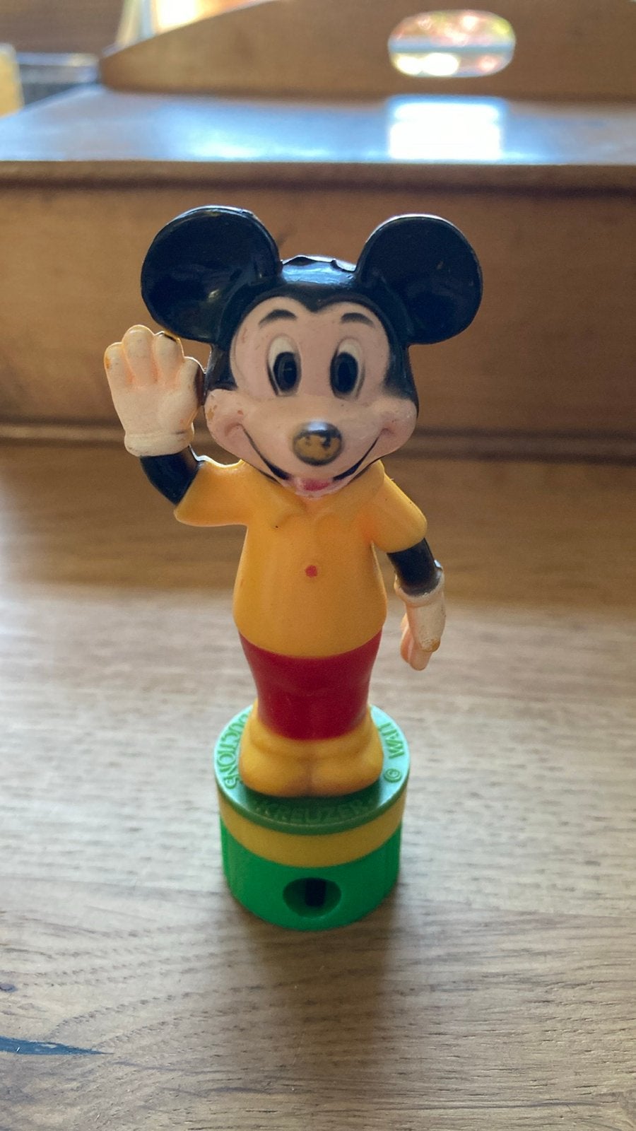 Disney Mickey Mouse puntenslijper, Ophalen of Verzenden, Mickey Mouse, Gebruikt, Beeldje of Figuurtje