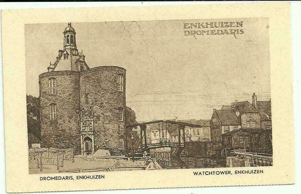 AK Enkhuizen - Dromedaris, Watchtower, Verzenden, 1920 tot 1940, Ongelopen, Noord-Holland