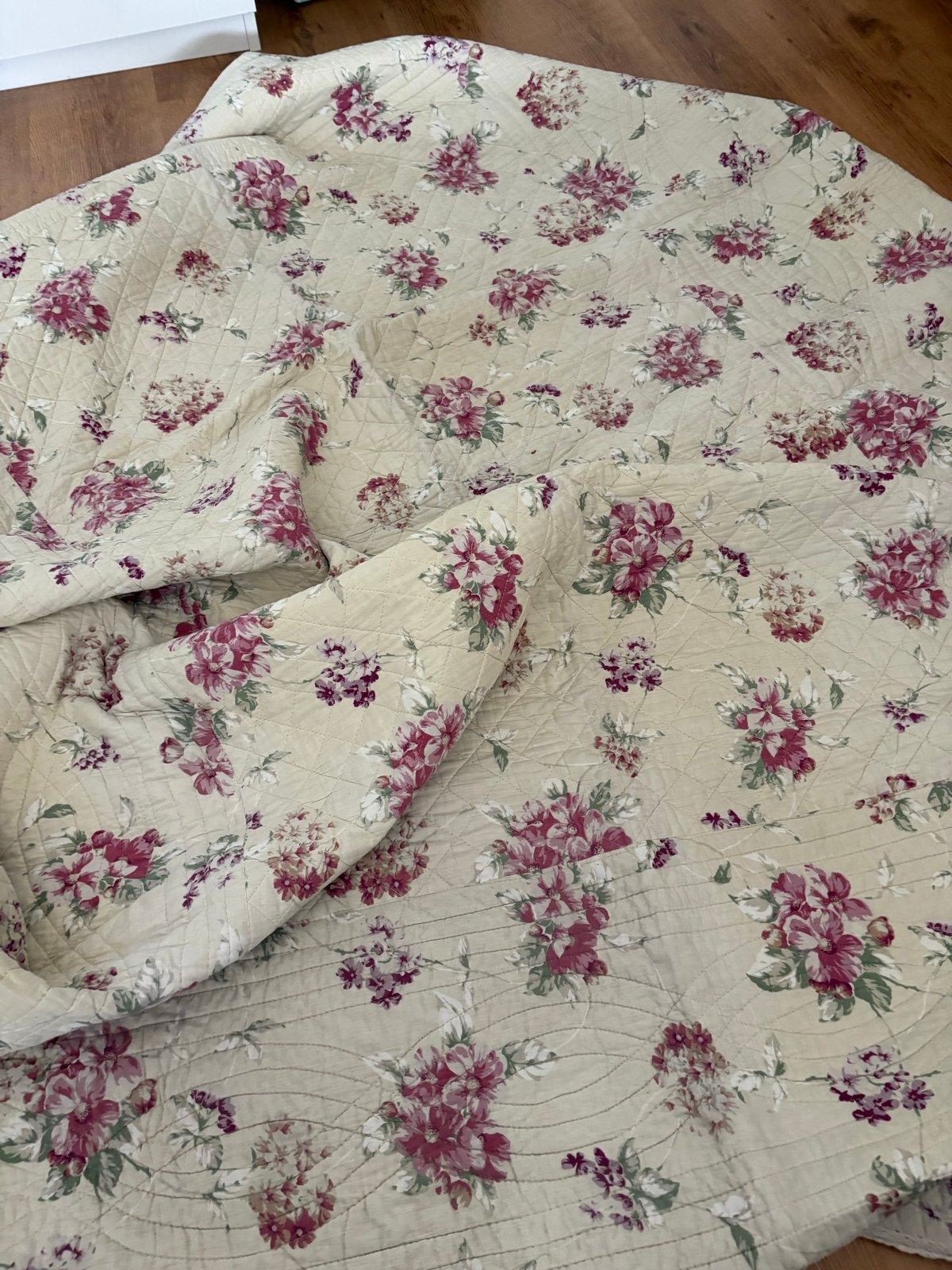 Riviera maison plaid sprei, Ophalen, Beige, Zo goed als nieuw, Overige materialen