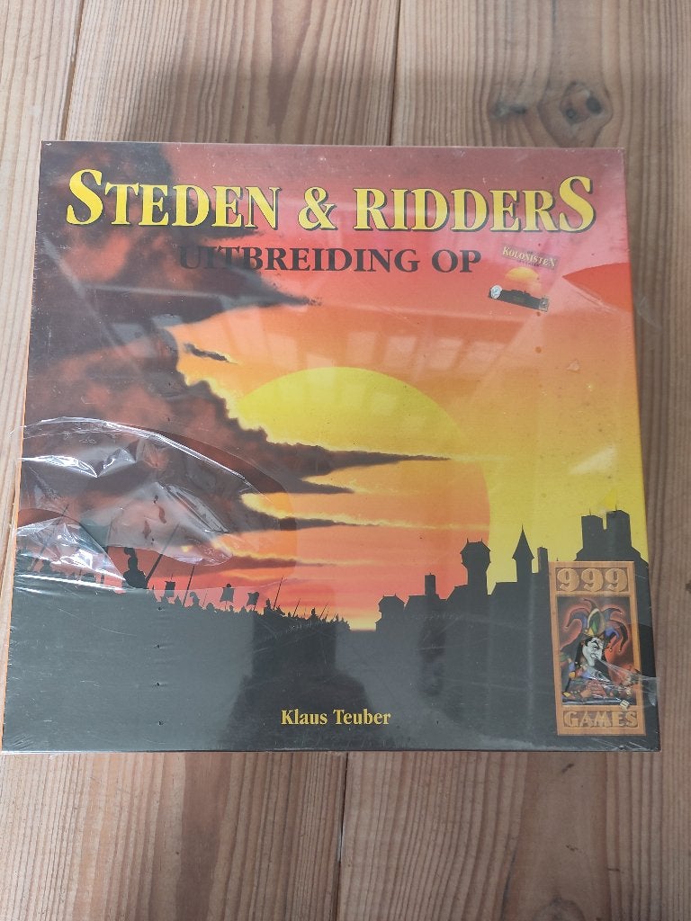 Steden en Ridders Catan (hout), Drie of vier spelers, Ophalen of Verzenden, Nieuw, 999 Games
