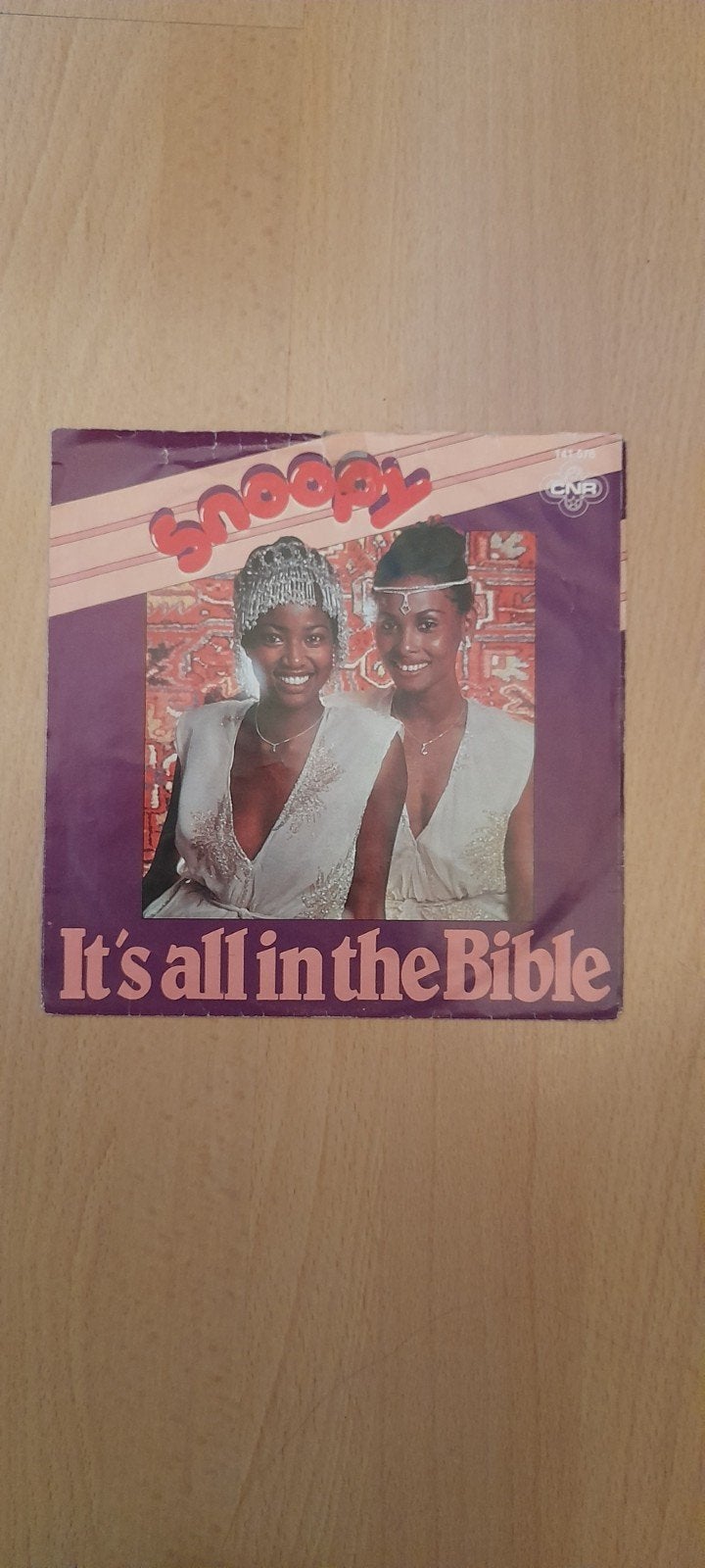 Snoopy - It's all in the Bible 7 inch vinyl single, 7 inch, Zo goed als nieuw, EP, Fotohoes