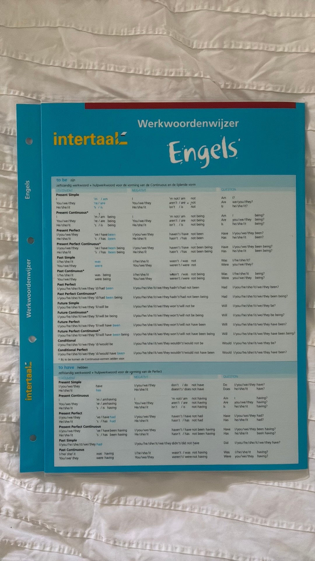 D. Heitler - Werkwoordenwijzer Engels Intertaal, D. Heitler, Ophalen of Verzenden, Zo goed als nieuw, Nederlands