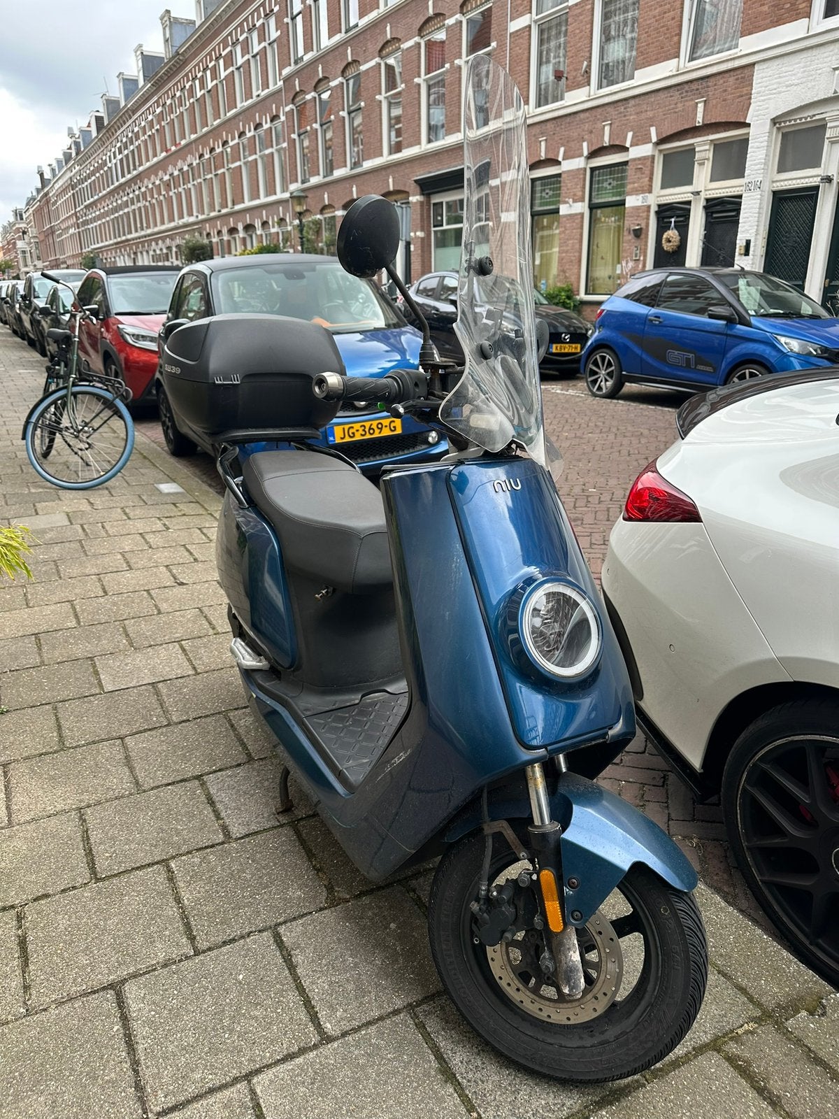 Niu n1s scooter blauw kenteken - start niet, Elektrisch, Zo goed als nieuw, Ophalen, Overige merken