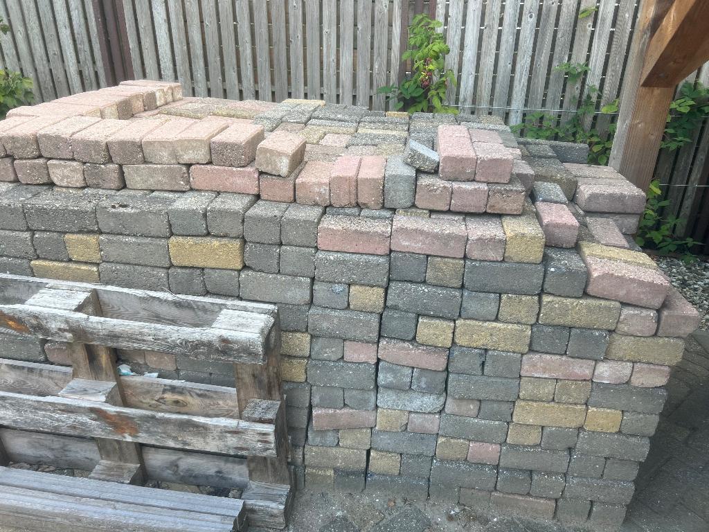 Klinkers, Tuin en Terras, Tegels en Klinkers, Ophalen, Gebruikt, Klinkers, Minder dan 5 m²