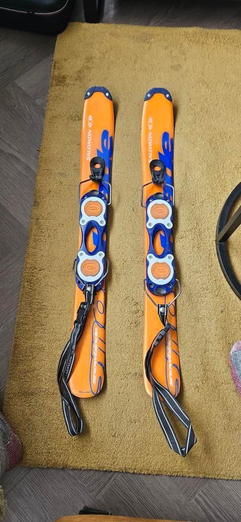 Kinder ski's, Sport en Fitness, Skiën en Langlaufen, Overige merken, Gebruikt, 100 tot 140 cm, Ophalen of Verzenden