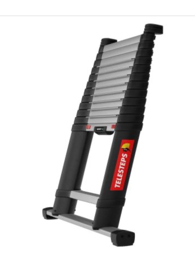 Telescoop ladder TELESTEPS, Ophalen, Zo goed als nieuw, 4 meter of meer