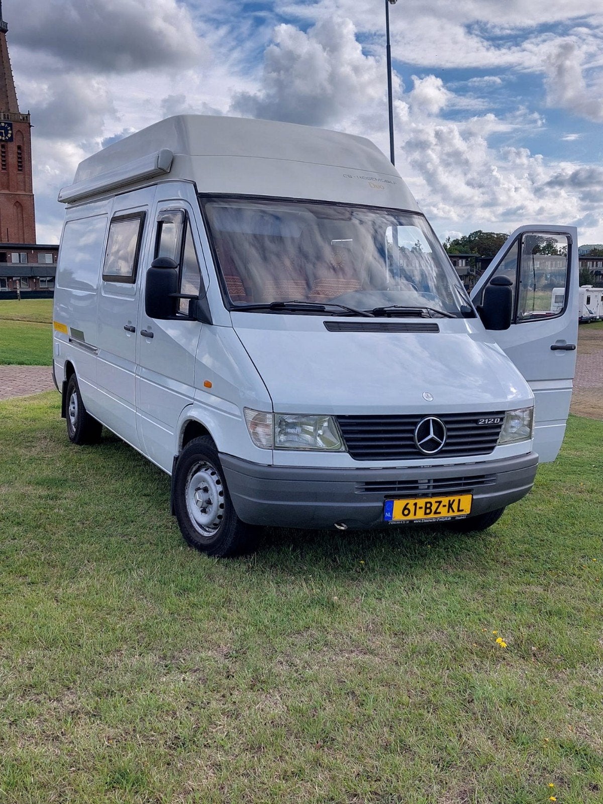Mercedes sprinter 212D CS duo camper, 193.000 km, Buscamper of Camperbus, Tot en met 2, Mercedes-Benz, Diesel