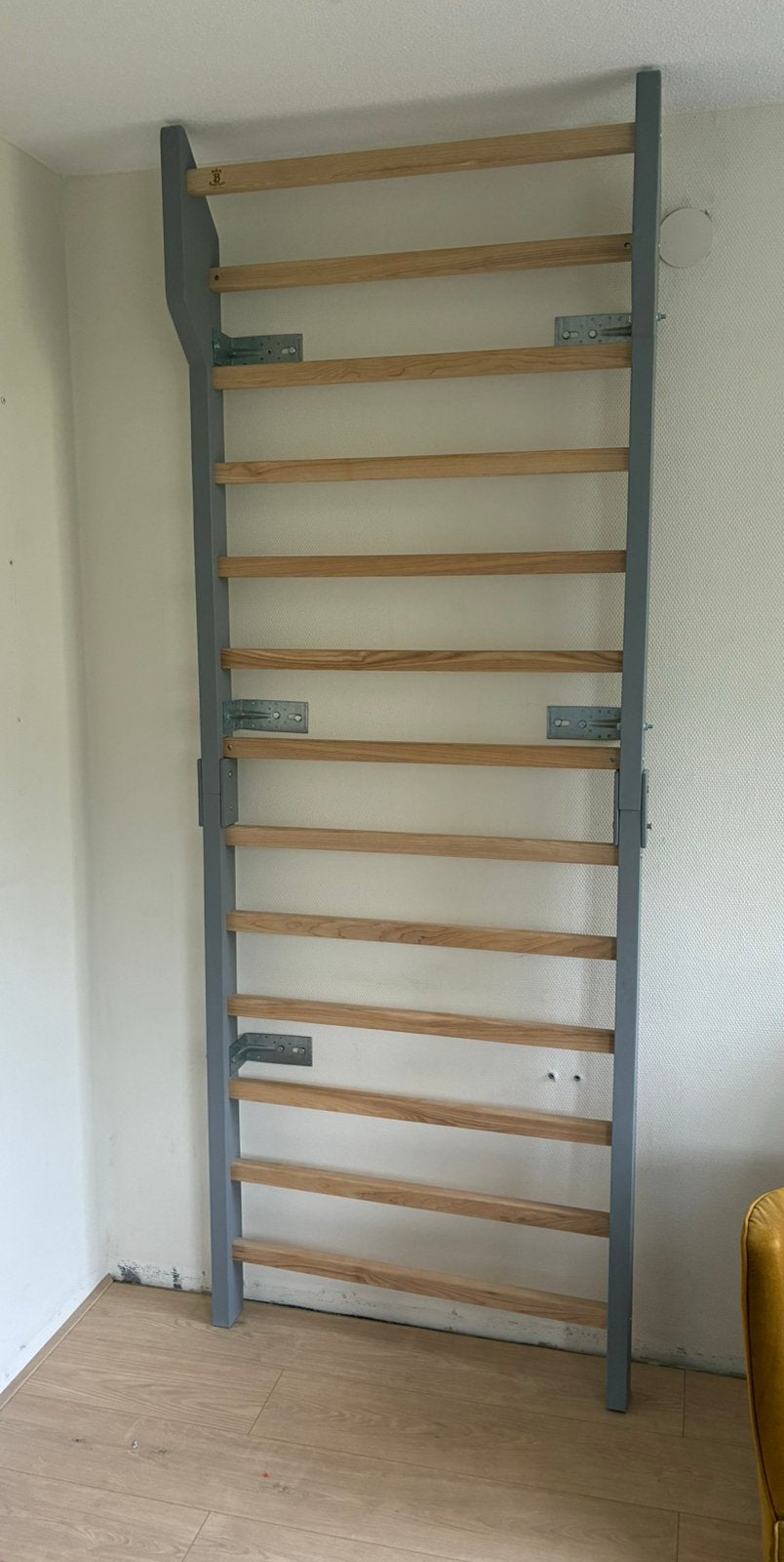 Klimrek voor binnen, massief hout, gekeurd veilig. 88 x 238, Ophalen, Zo goed als nieuw, Wanddecoratie