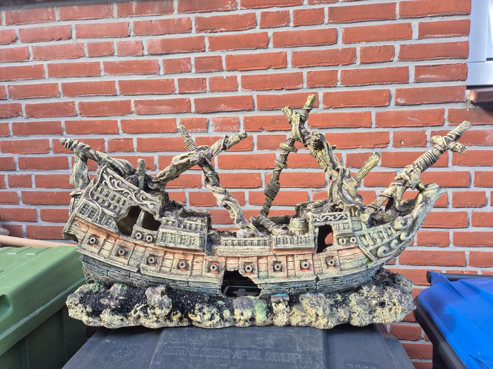 decoratie schip, aquarium, Ophalen