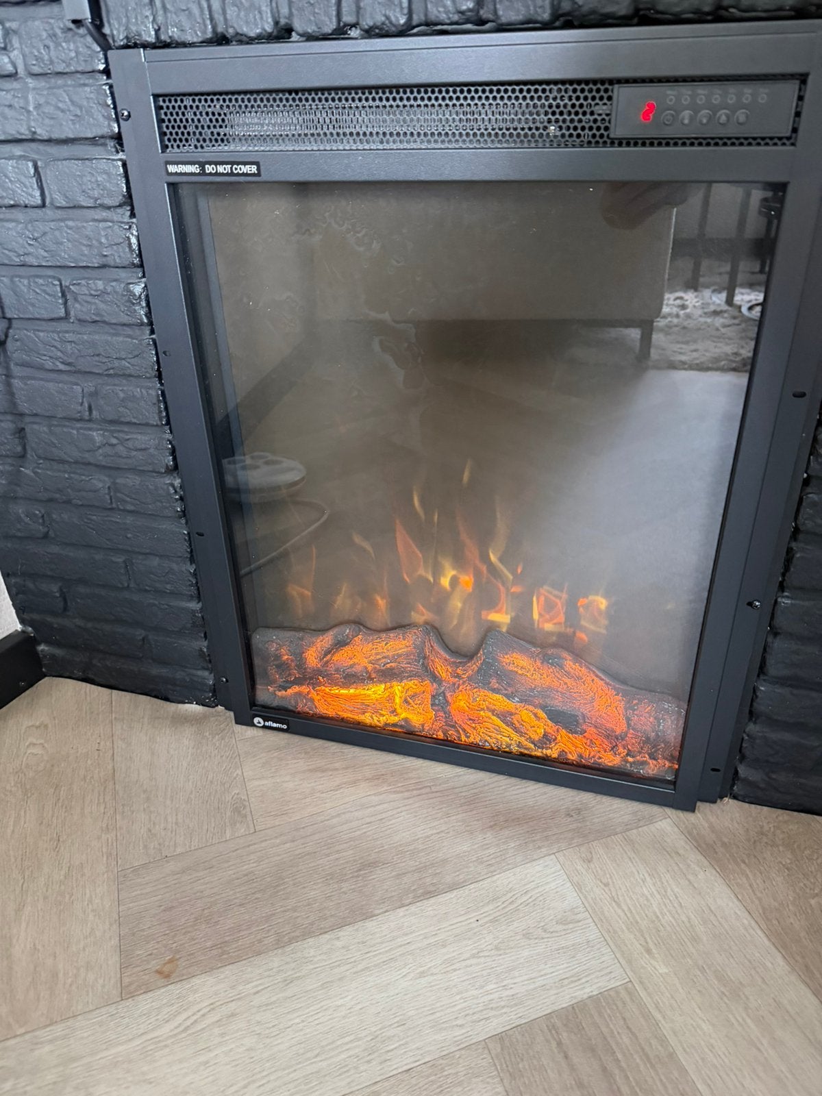 Aflamo LED50 elektrische inzethaard 50 inch – als nieuw, Huis en Inrichting, Haarden, Ophalen, Zo goed als nieuw, Vrijstaande haard