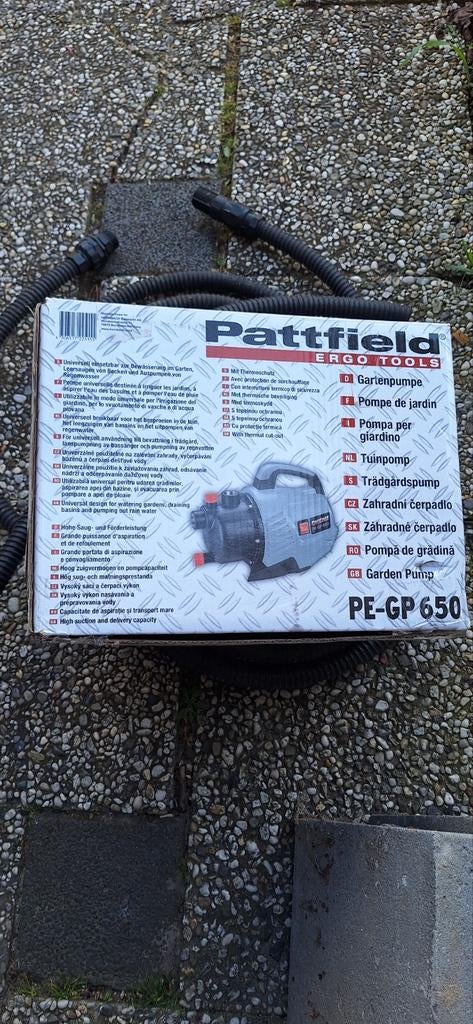 Pattfield Tuinpomp PE-GP 650, Tuin en Terras, Ophalen