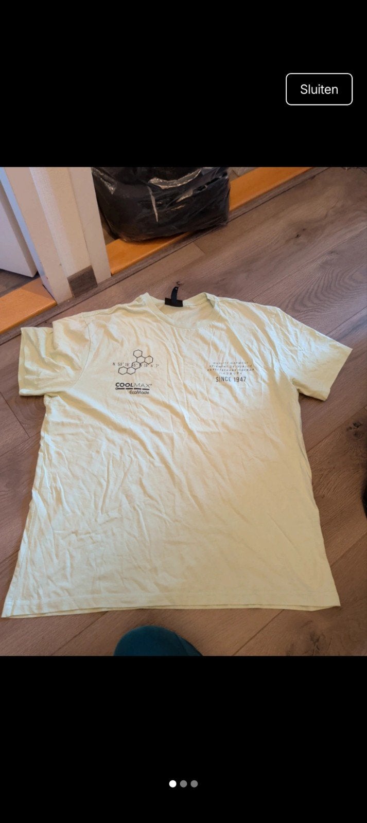 h en m t shirt maat xl zgan kleur mint groen, Ophalen of Verzenden, Zo goed als nieuw, Maat 56/58 (XL), Groen