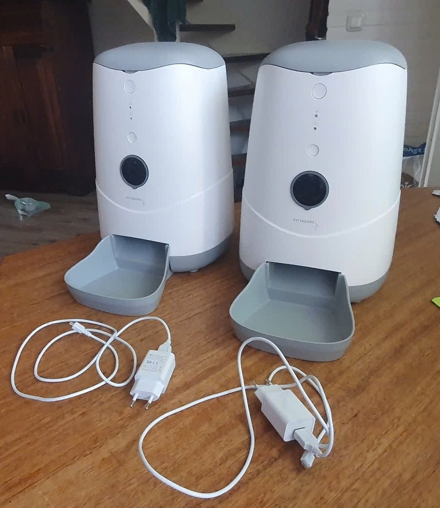 2x Pettadore Nutriview met camera en app, Ophalen, Kat