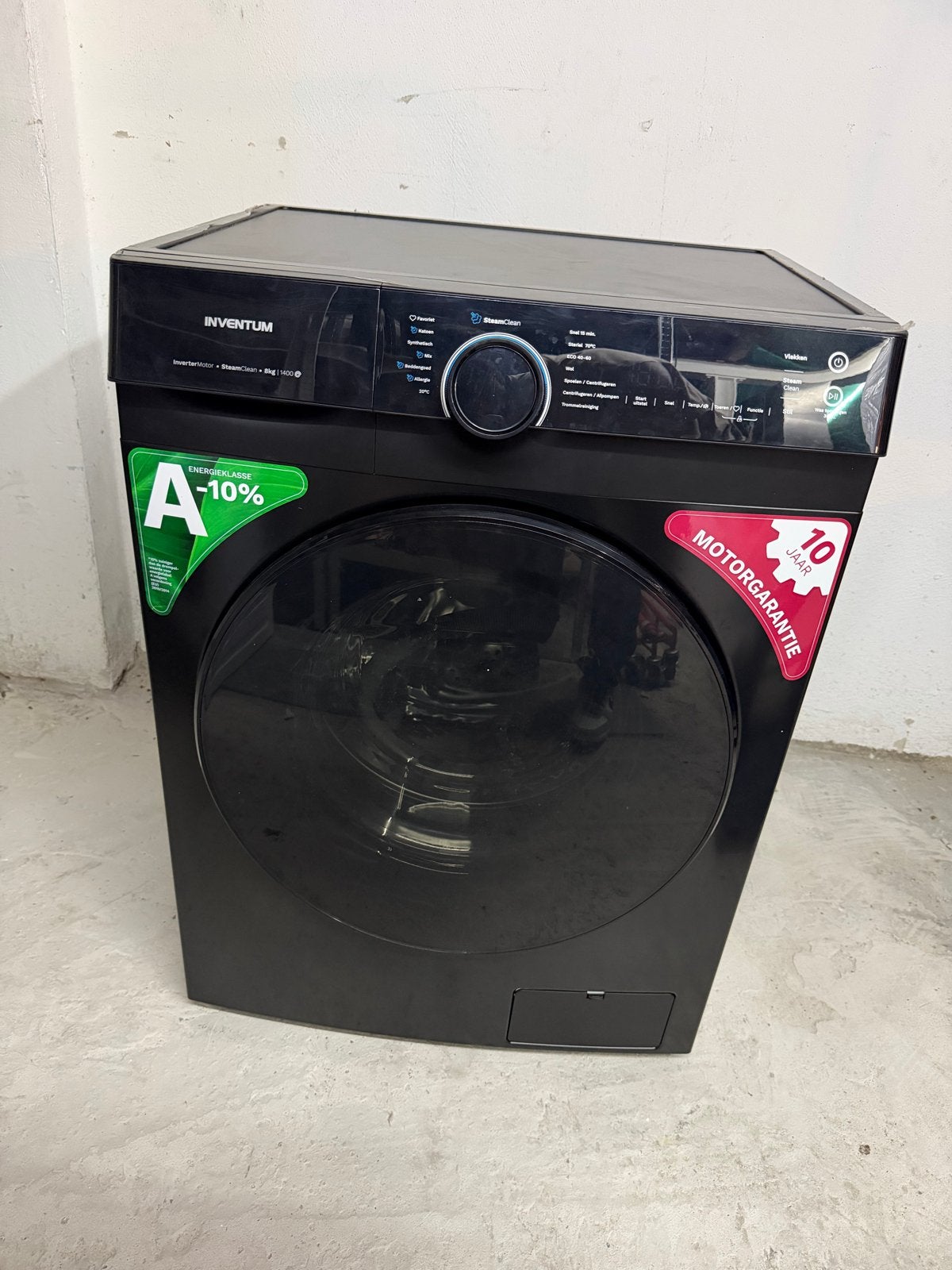 Inventum Wasmachine 8kg VWM8010B - Zo goed als nieuw, 1200 tot 1600 toeren, 8 tot 10 kg, Ophalen of Verzenden, Zo goed als nieuw