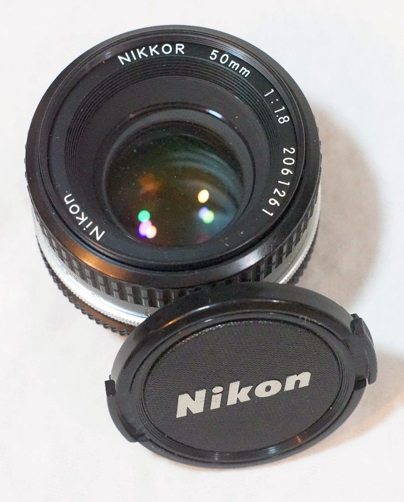 Nikon - Nikkor 50mm f1.8 (2061261) Ai  e.a. Nikkor lenzen, Ophalen of Verzenden
