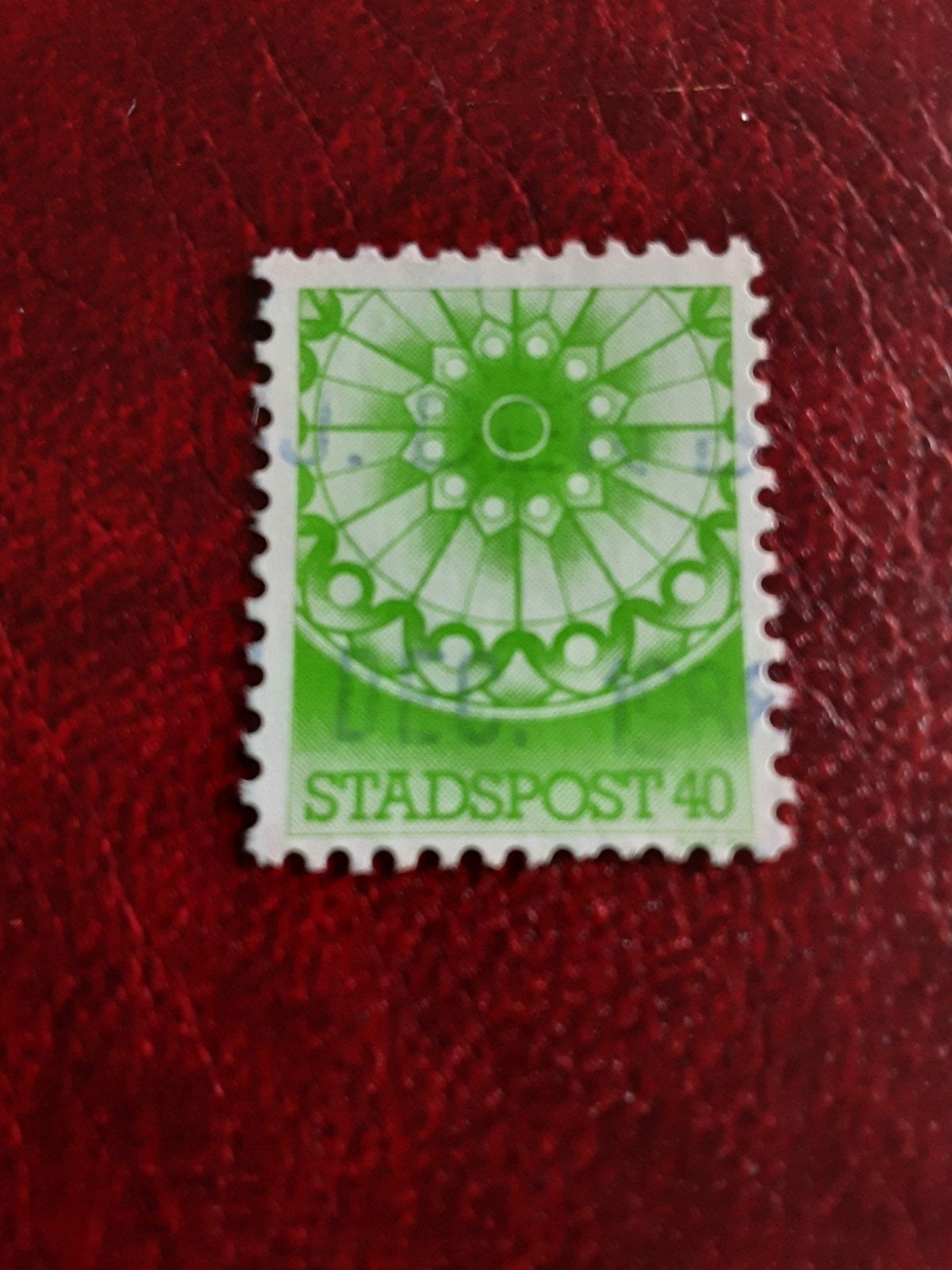 Stad en streekpost.  Rozet Groen 40ct ( gest), Ophalen of Verzenden, Vóór koninkrijk, Overige waardes