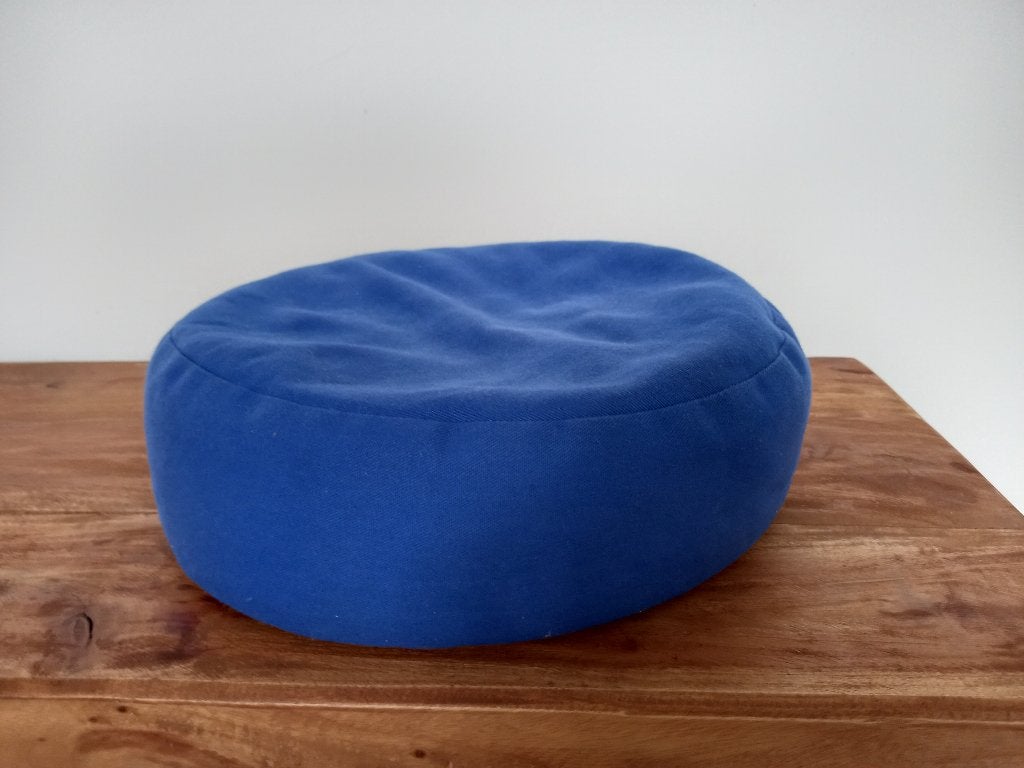 Blauw meditatiekussen / yogakussen, Ophalen, Zo goed als nieuw, Yoga-accessoire