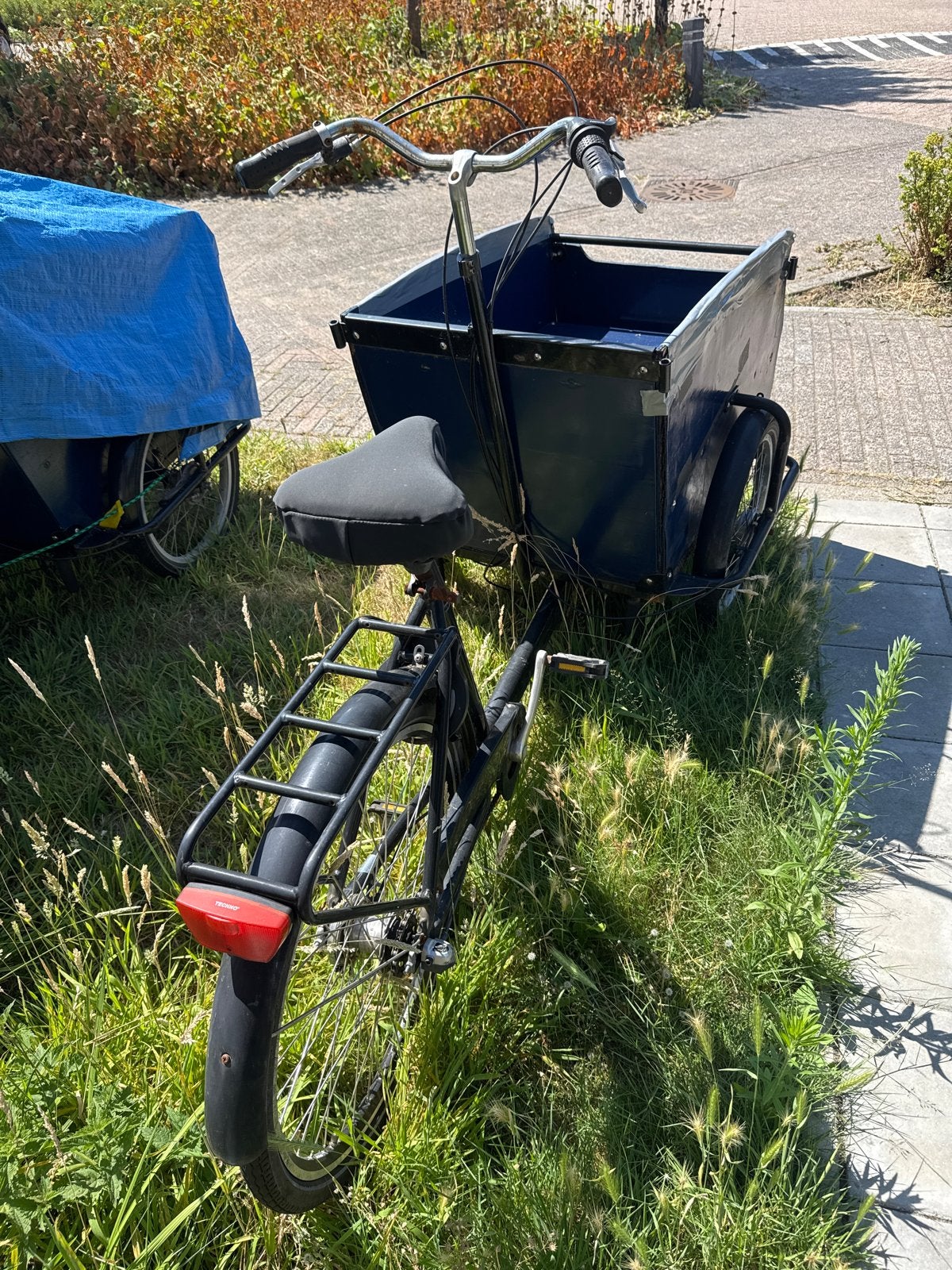 Bakfiets - Ideaal voor kinderen of boodschappen, Fietsen en Brommers, Terugtraprem, Gebruikt, 2 kinderen, Ophalen