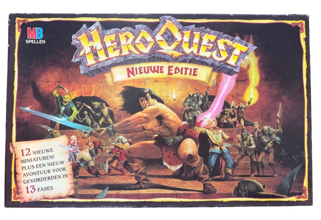 MB Games Hero Quest Nieuwe Editie Dutch, ., Nieuw, Ophalen of Verzenden, .