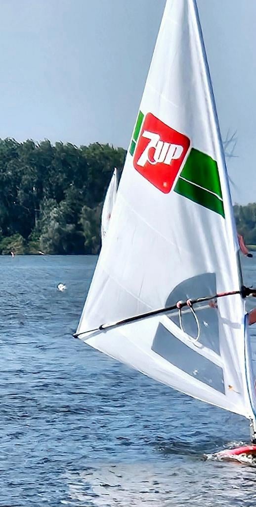 BIC Marine vintage Windsurfzeil met 7UP logo, Watersport en Boten, Windsurfen, Nieuw, Ophalen of Verzenden, 8 m² of meer, Zeil