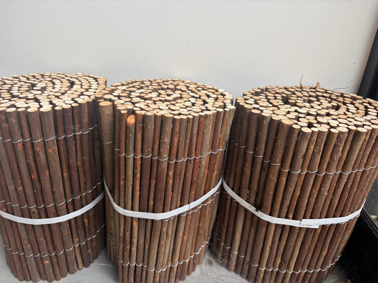 Houten borderrol / borderrand van latjes, Ophalen of Verzenden, Nieuw, Hout, Tuinhek