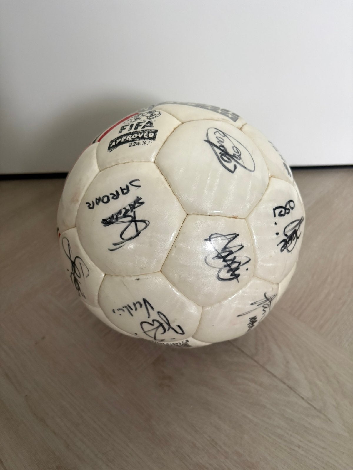 FC Dordrecht wedstrijdbal 2007/2008 handtekeningen, Maat XL, Ophalen of Verzenden, Nieuw, Bal