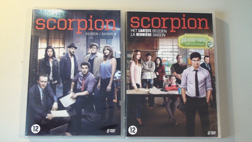Scorpion seizoen 2 en 4 het laatste seizoen, Alle leeftijden, Ophalen of Verzenden, Zo goed als nieuw, Seizoen 2