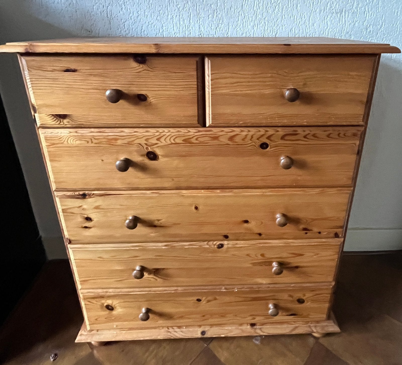 Grenen ladenkastje ladenkast kastje laatjes hout, Huis en Inrichting, Ophalen, Gebruikt, 5 laden of meer, 50 tot 100 cm