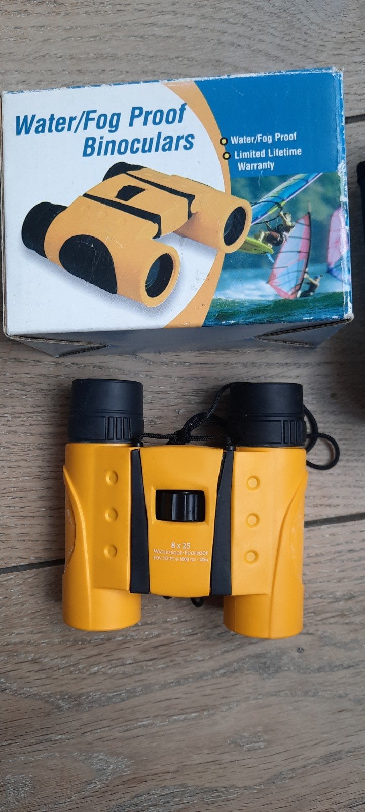 verrekijker 8x25mm waterproof+dierenboek, Dakkant (recht), Nieuw, Ophalen of Verzenden, 8 tot 12x