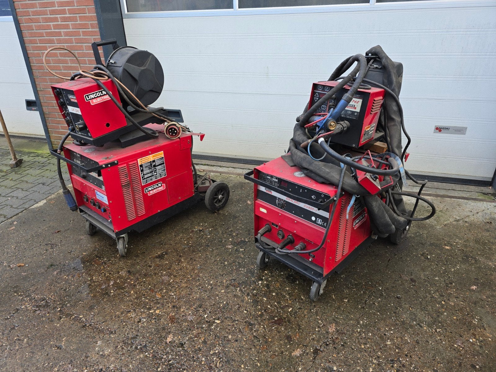 Lincoln co2 lasappaat cv300 -cv400, Ophalen, 250 ampère of meer, Co2