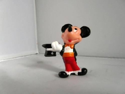 Mickey Mouse met hoed ( 5 cm), Ophalen of Verzenden, Mickey Mouse, Zo goed als nieuw, Beeldje of Figuurtje