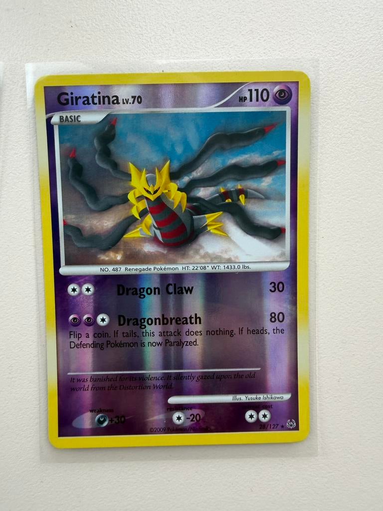 Giratina Pokemon kaart, Ophalen of Verzenden, Zo goed als nieuw