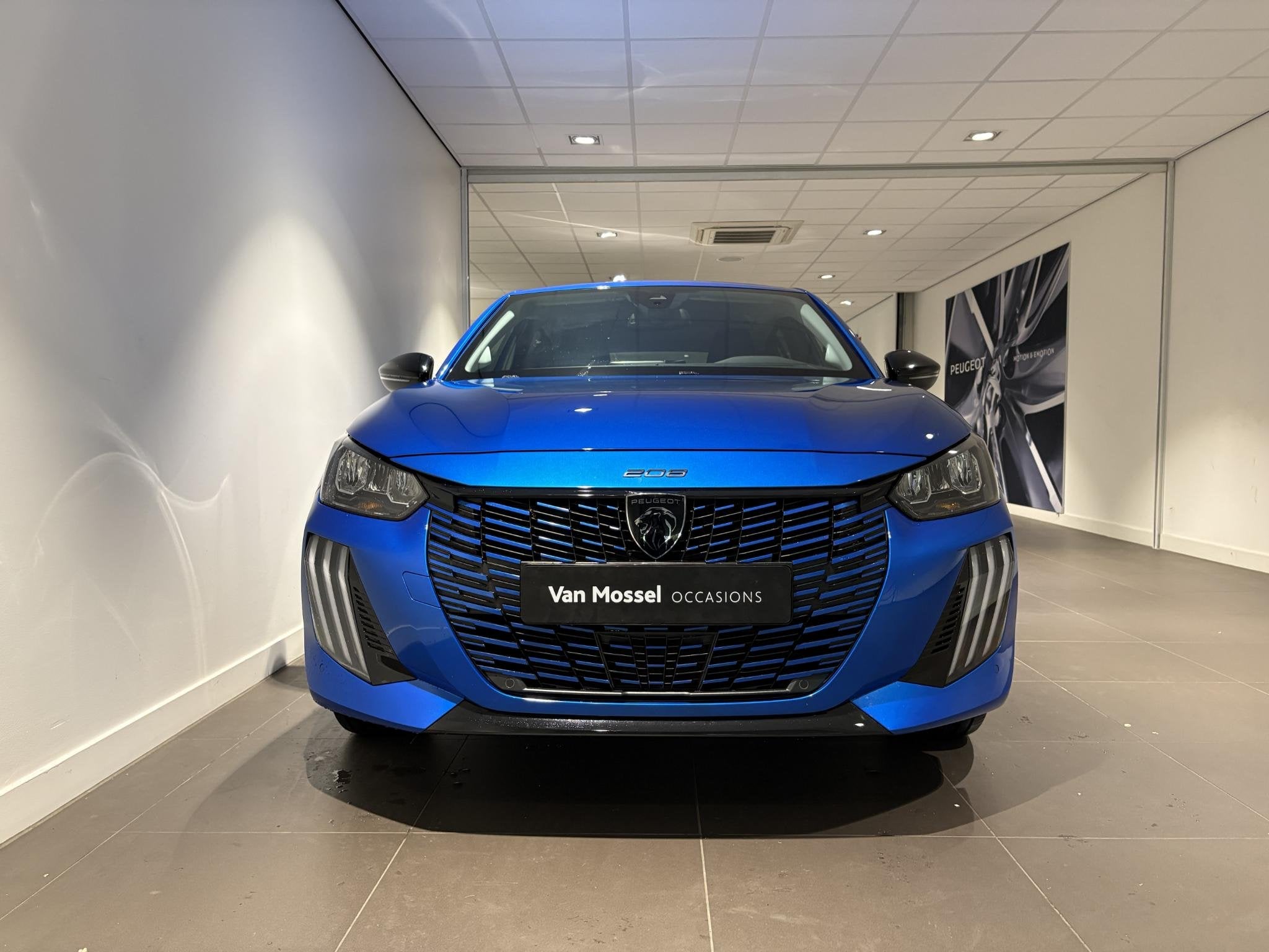 Peugeot e-208 E-Style | Apple Carplay/Android Auto | STOELVE, Auto's, Peugeot, 136 pk, Blauw, Origineel Nederlands, Nieuw