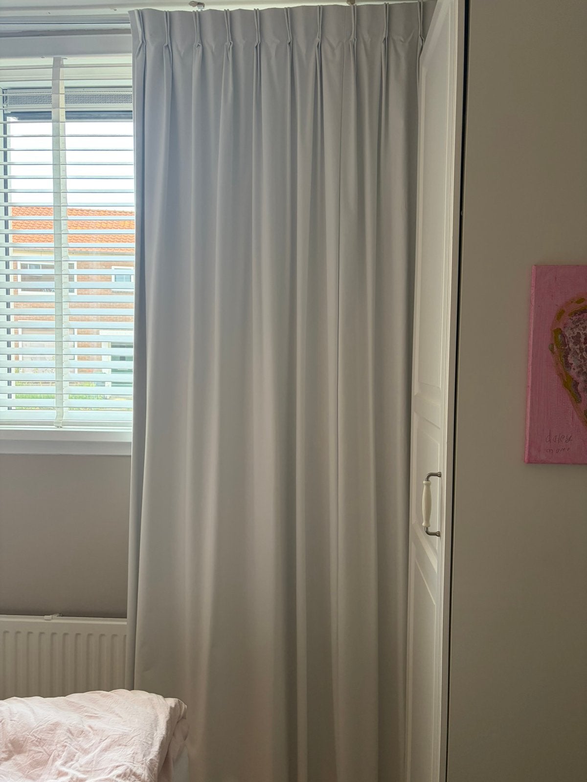 2 gordijnen Hema verduisterend stof Amsterdam, Ophalen, Overige materialen, Overige merken, Verduisterend