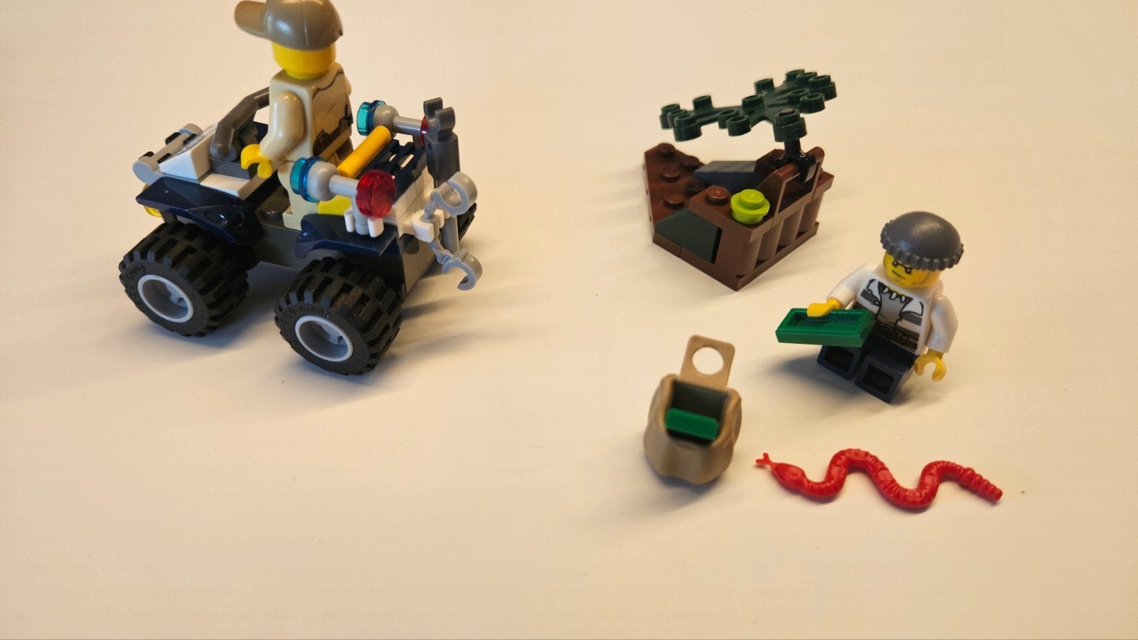 Lego City 60065 - Politie achtervolging met quad, Compleet, City, Lego, Ophalen of Verzenden