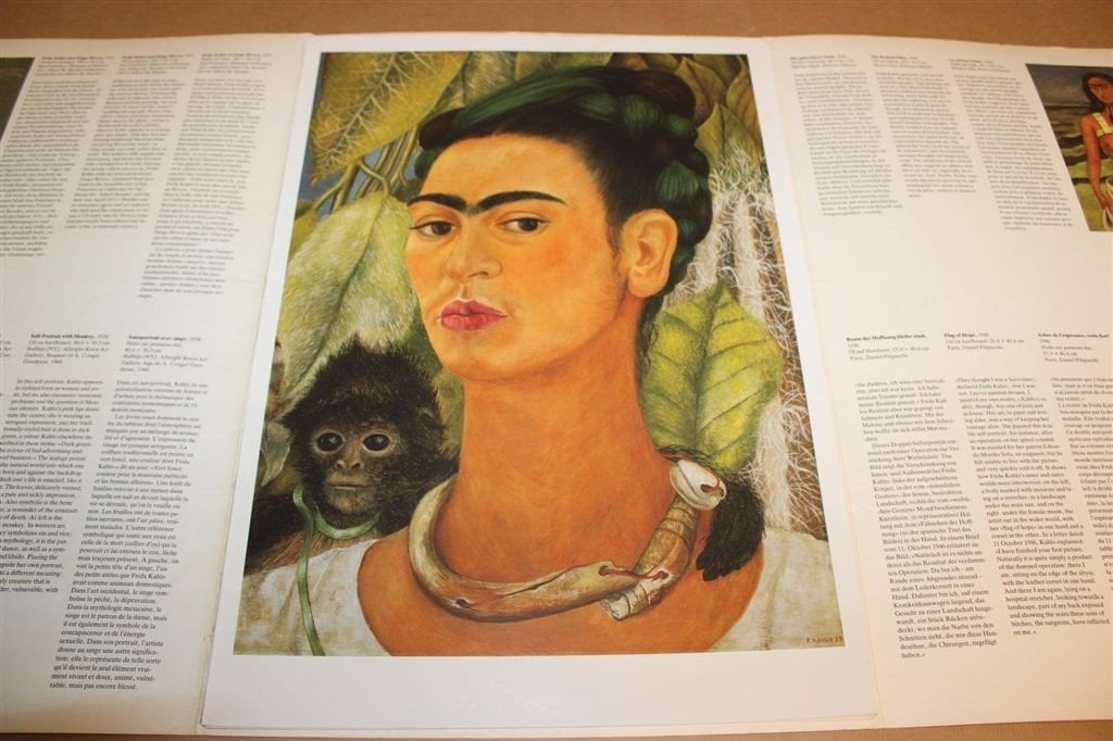 Frida Kahlo Posterbook 1991 — 6 Grote Kunstdrukken, Ophalen of Verzenden, Gelezen