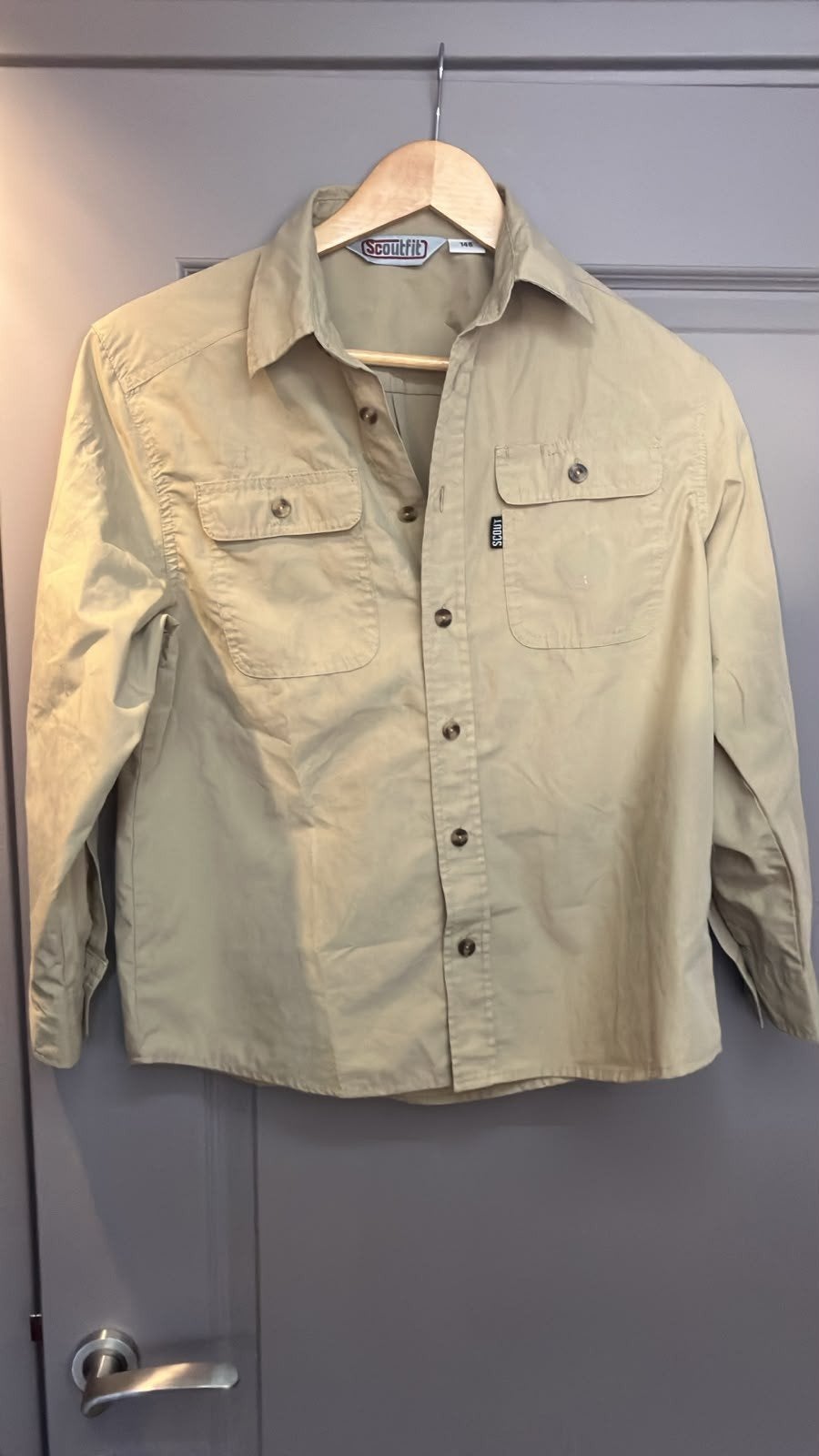 Scoutfit Scouting blouse maat 146 scouts, Ophalen of Verzenden, Zo goed als nieuw, Kleding